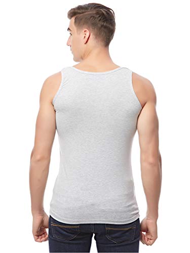 Cottonil Men Sleeveless Cotton Stretch Coloured