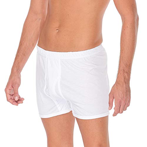 Cottonil Men Half Short Combed White