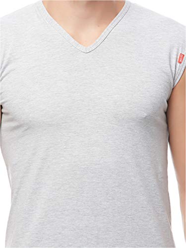Cottonil Men Cut -V- Cotton Stretch Coloured