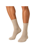 COTTONIL Men's Full-Cushion Cotton Socks - Beige