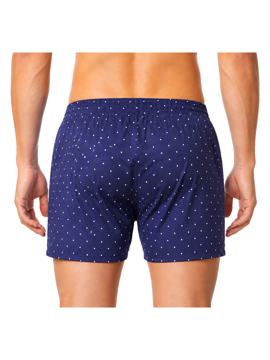 COTTONIL Men's Cotton Classic Boxer Shorts - Dark Colors