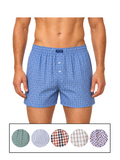 COTTONIL Men's Cotton Classic Boxer Shorts - Light Colors