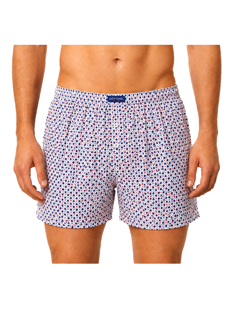 COTTONIL Men's Cotton Classic Boxer Shorts - Light Colors