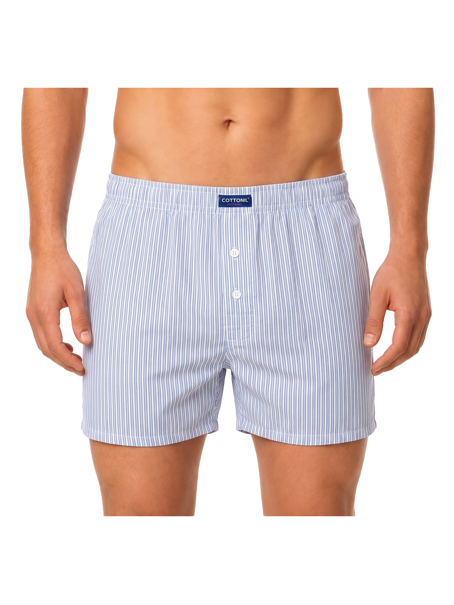 COTTONIL Men's Cotton Classic Boxer Shorts - Light Colors