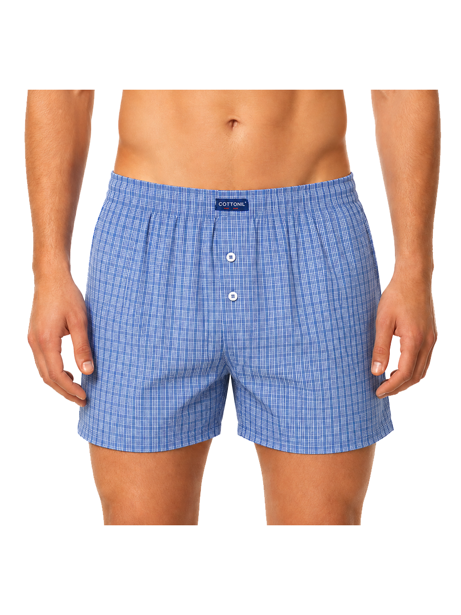 COTTONIL Men's Cotton Classic Boxer Shorts - Light Colors