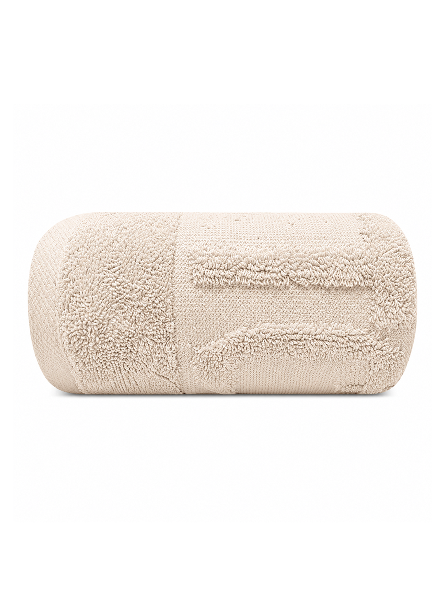 COTTONIL Cotton Towel 50 × 100 cm - Beige