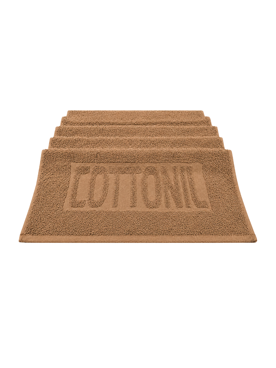 COTTONIL Cotton Towel 50 × 100 cm - Brown