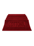 COTTONIL Cotton Towel 50 × 100 cm - Burgundy