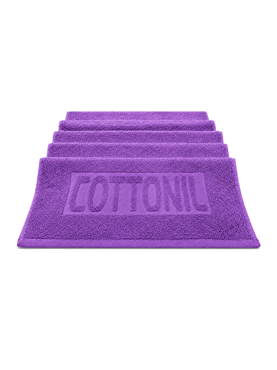 COTTONIL Cotton Towel 50 × 100 cm - Purple