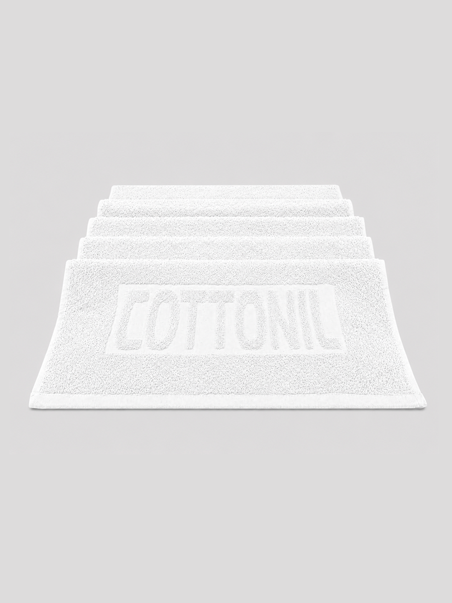 COTTONIL Cotton Towel 50 × 100 cm - White