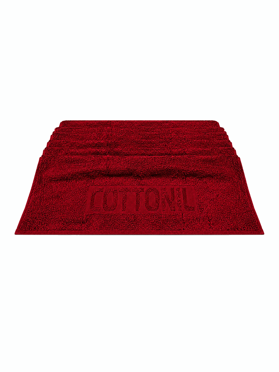 COTTONIL Cotton Towel 70 × 140 cm - Burgundy