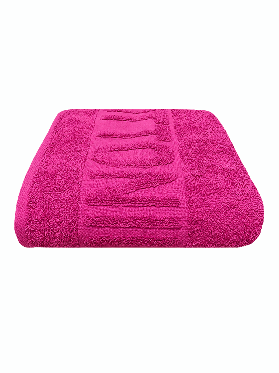COTTONIL Cotton Towel 70 × 140 cm - Fuchsia
