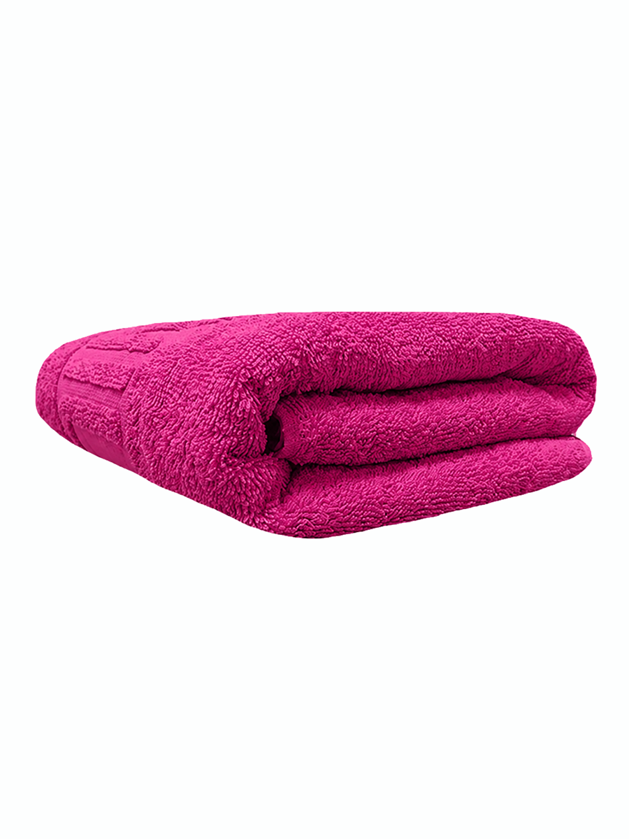 COTTONIL Cotton Towel 70 × 140 cm - Fuchsia