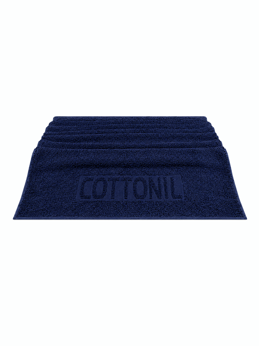 COTTONIL Cotton Towel 70 × 140 cm - Navy