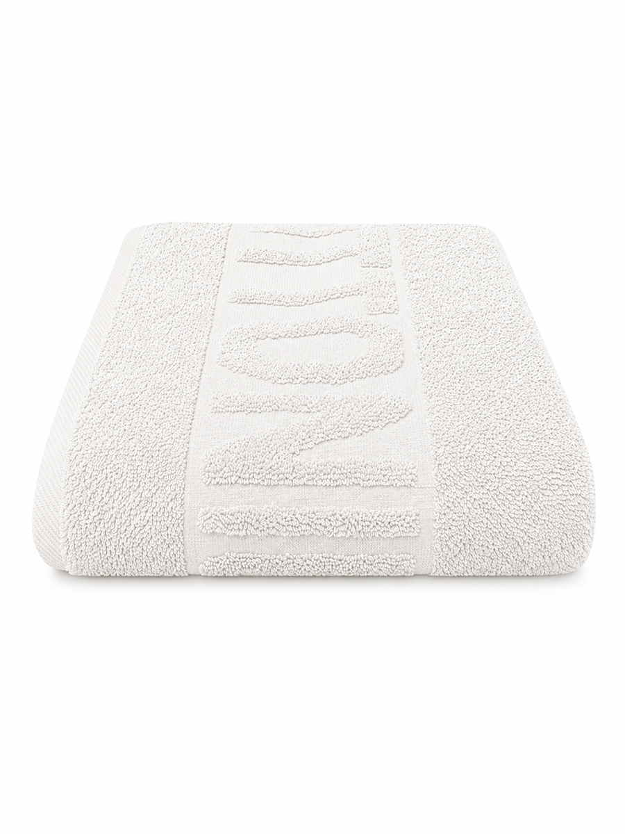 COTTONIL Cotton Towel 70 × 140 cm - Offwhite