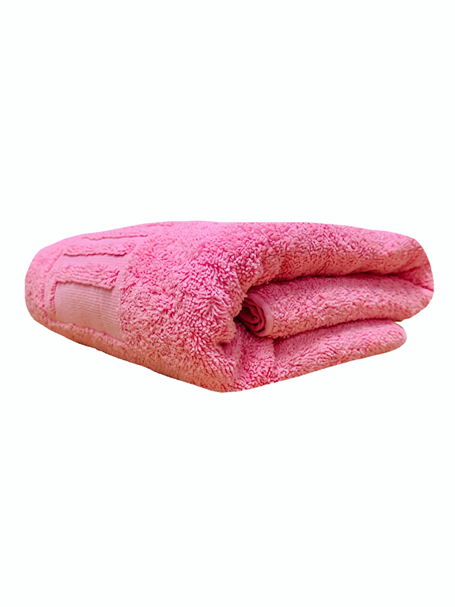 COTTONIL Cotton Towel 70 × 140 cm - Pink