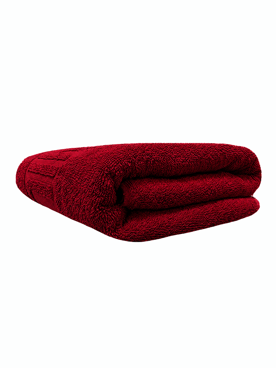 COTTONIL Cotton Towel 90 × 160 cm - Burgundy