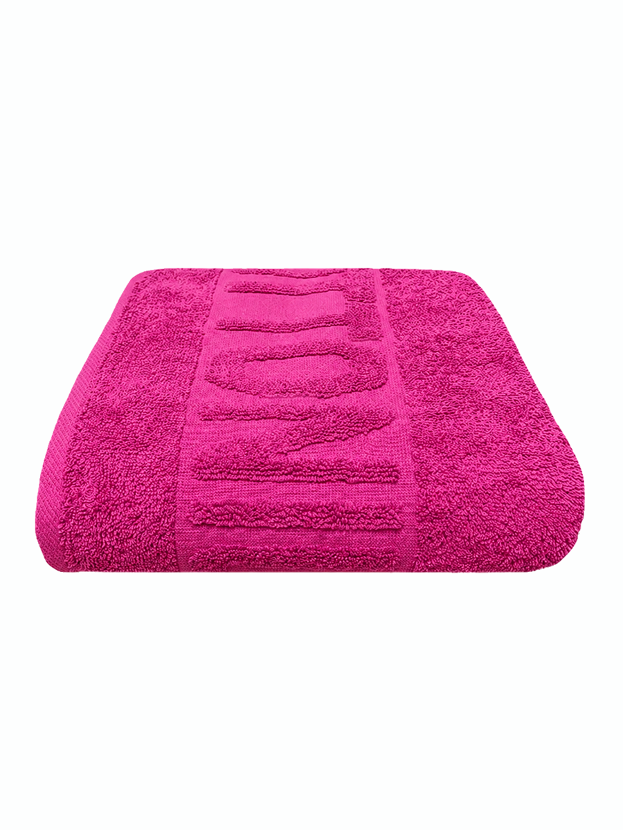 COTTONIL Cotton Towel 90 × 160 cm - Fuchsia