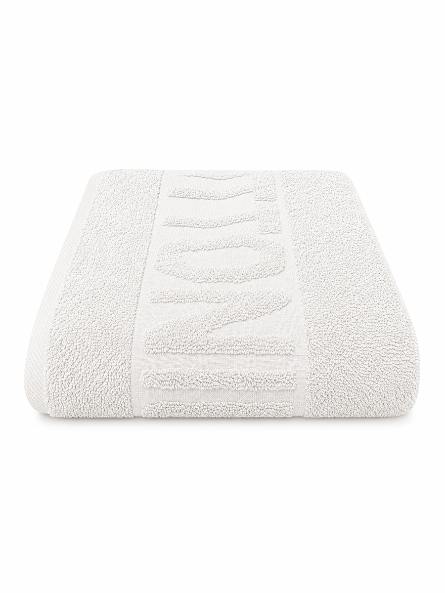 COTTONIL Cotton Towel 90 × 160 cm - Offwhite