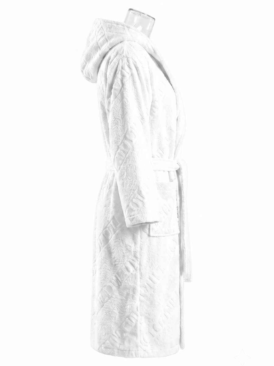 COTTONIL Cotton Bathrobe - White