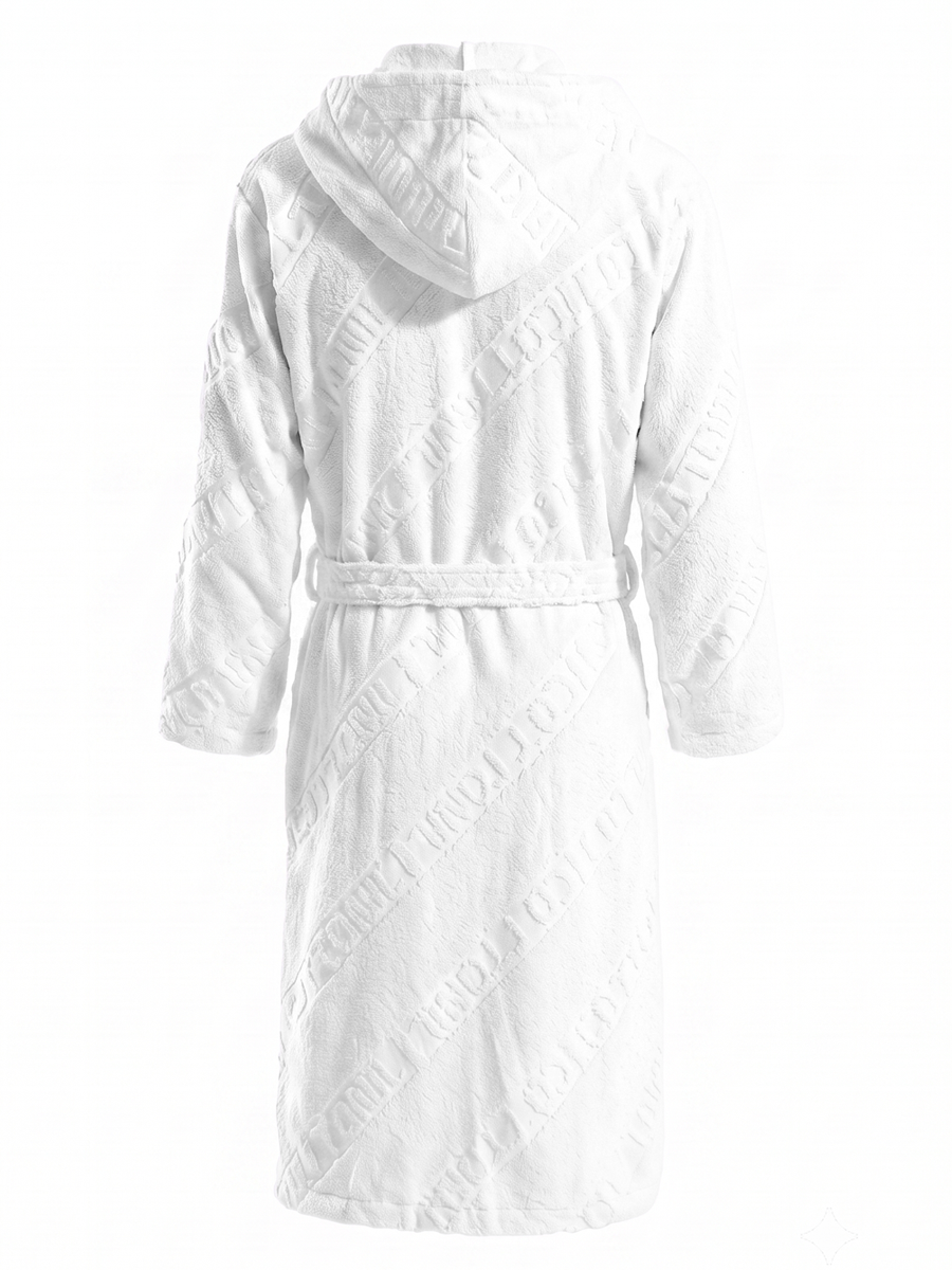 COTTONIL Cotton Bathrobe - White