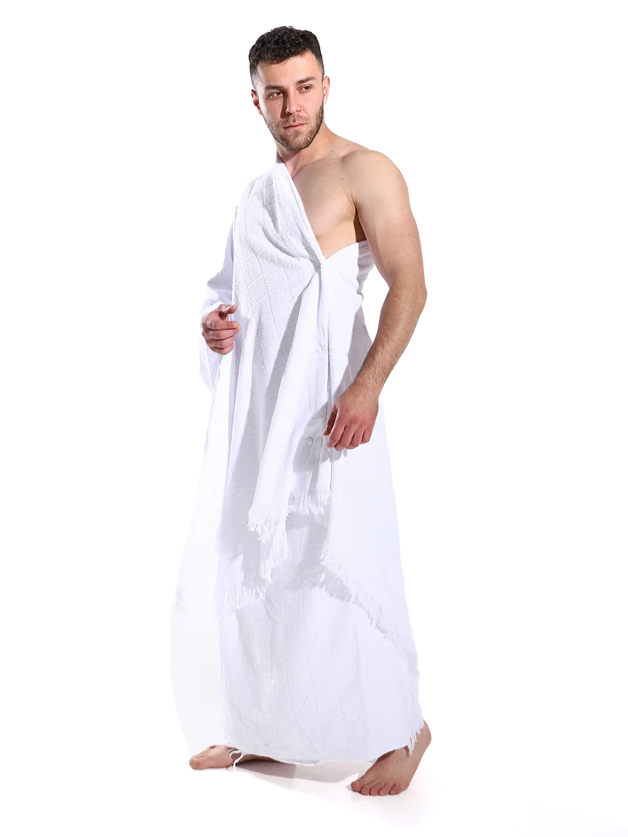 COTTONIL Cotton Ihram - White