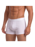 COTTONIL Men's Mercerised Cotton Boxer Briefs - White