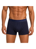 COTTONIL Men's Mercerised Cotton Printed Boxer Briefs - Navy AOP