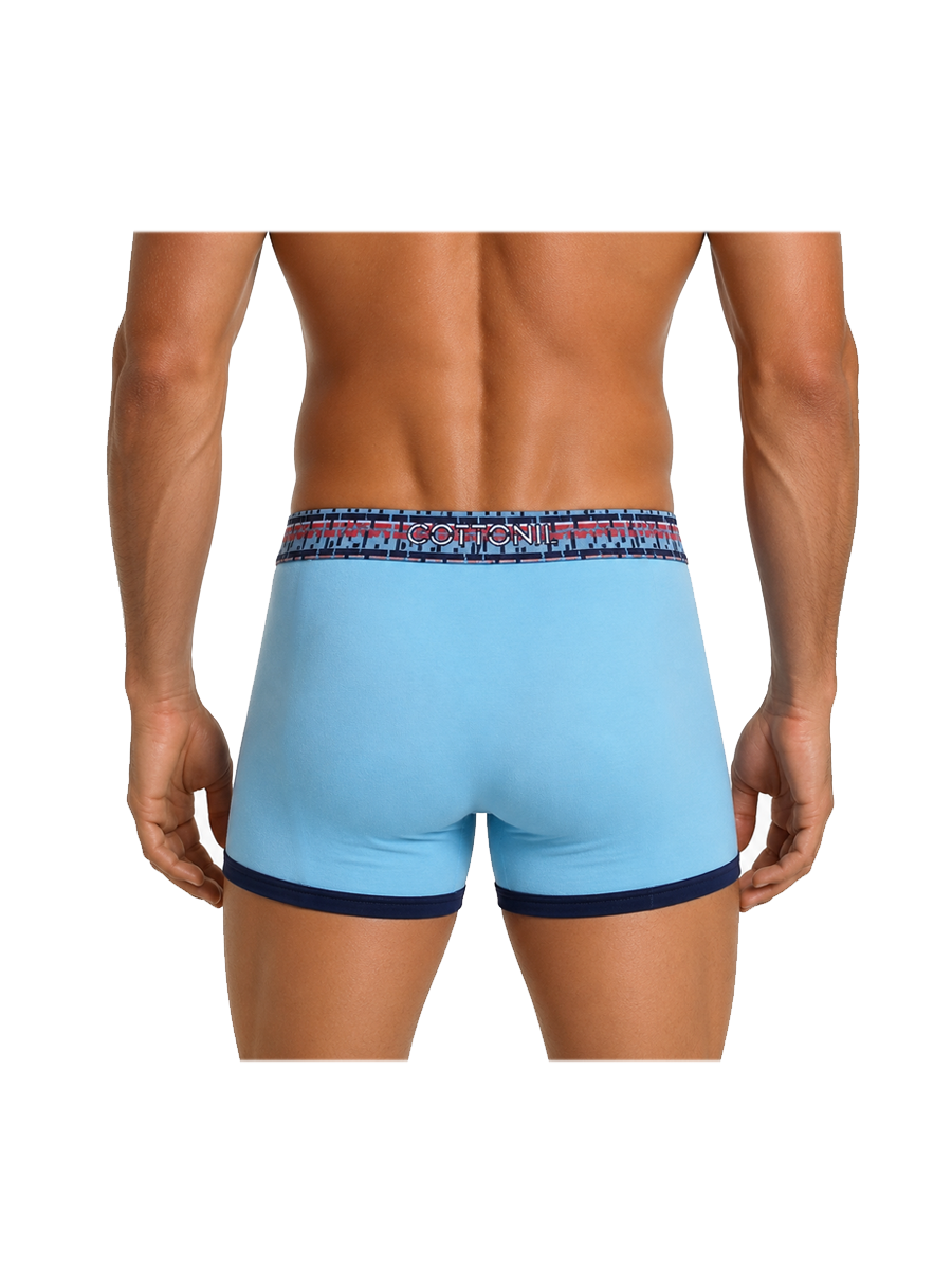 COTTONIL Men's Cotton Laser Boxer Briefs - Assorted Colors