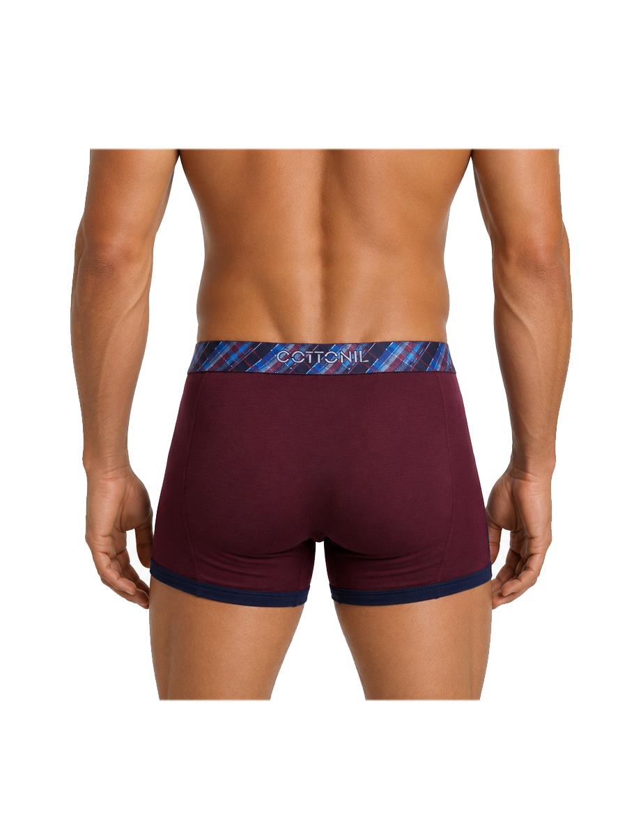 COTTONIL Men's Cotton Laser Boxer Briefs - Assorted Colors