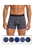 COTTONIL Men's Cotton Design Boxer Briefs - Dark Colors