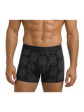 COTTONIL Men's Cotton Design Boxer Briefs - Dark Colors