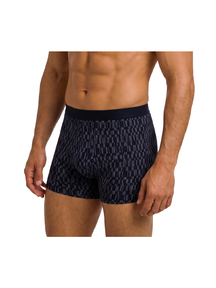 COTTONIL Men's Cotton Design Boxer Briefs - Dark Colors