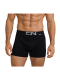 COTTONIL Men's Cotton CN Boxer Briefs - Black
