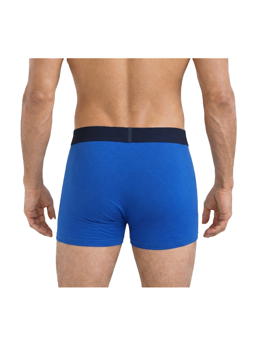 COTTONIL Men's Cotton CN Boxer Briefs - Blue