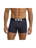 COTTONIL Men's Cotton CN Boxer Briefs - D.Grey