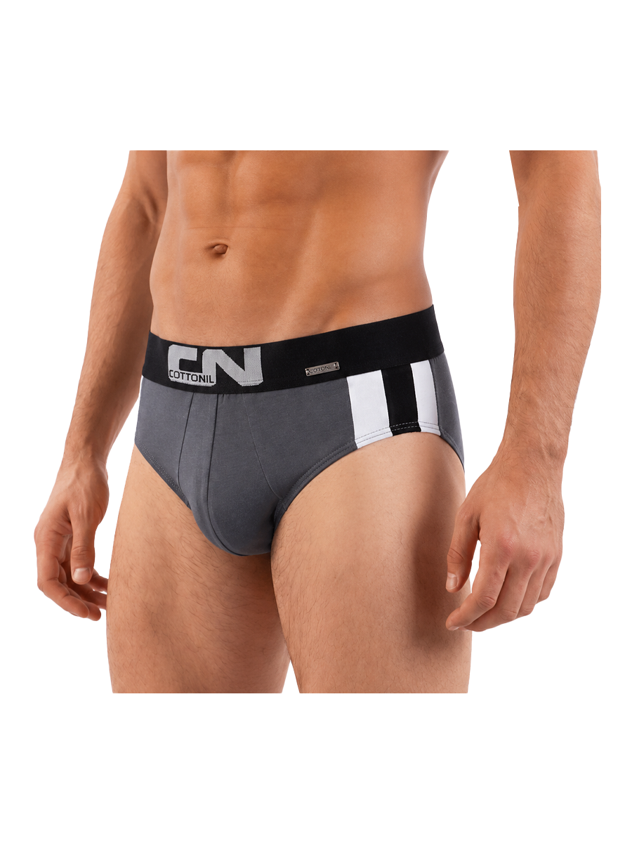 COTTONIL Men's Cotton CN Briefs - Dark Colors