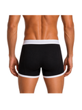 COTTONIL Men's Cotton Relax Boxer Briefs - Black