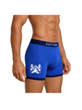 COTTONIL Men's Cotton Relax Boxer Briefs - Mid Blue