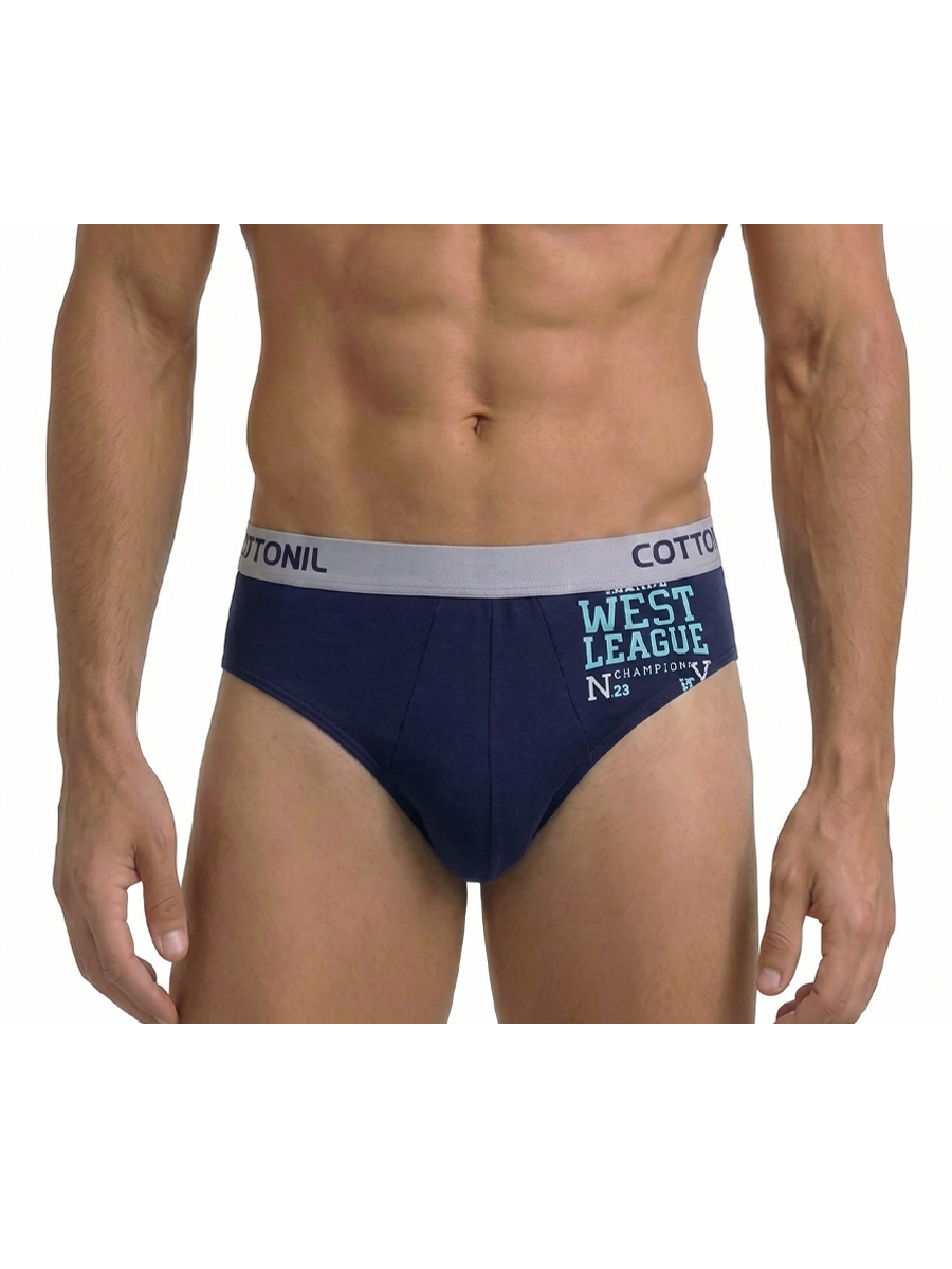 COTTONIL Men's Cotton Relax Briefs - Dark Colors