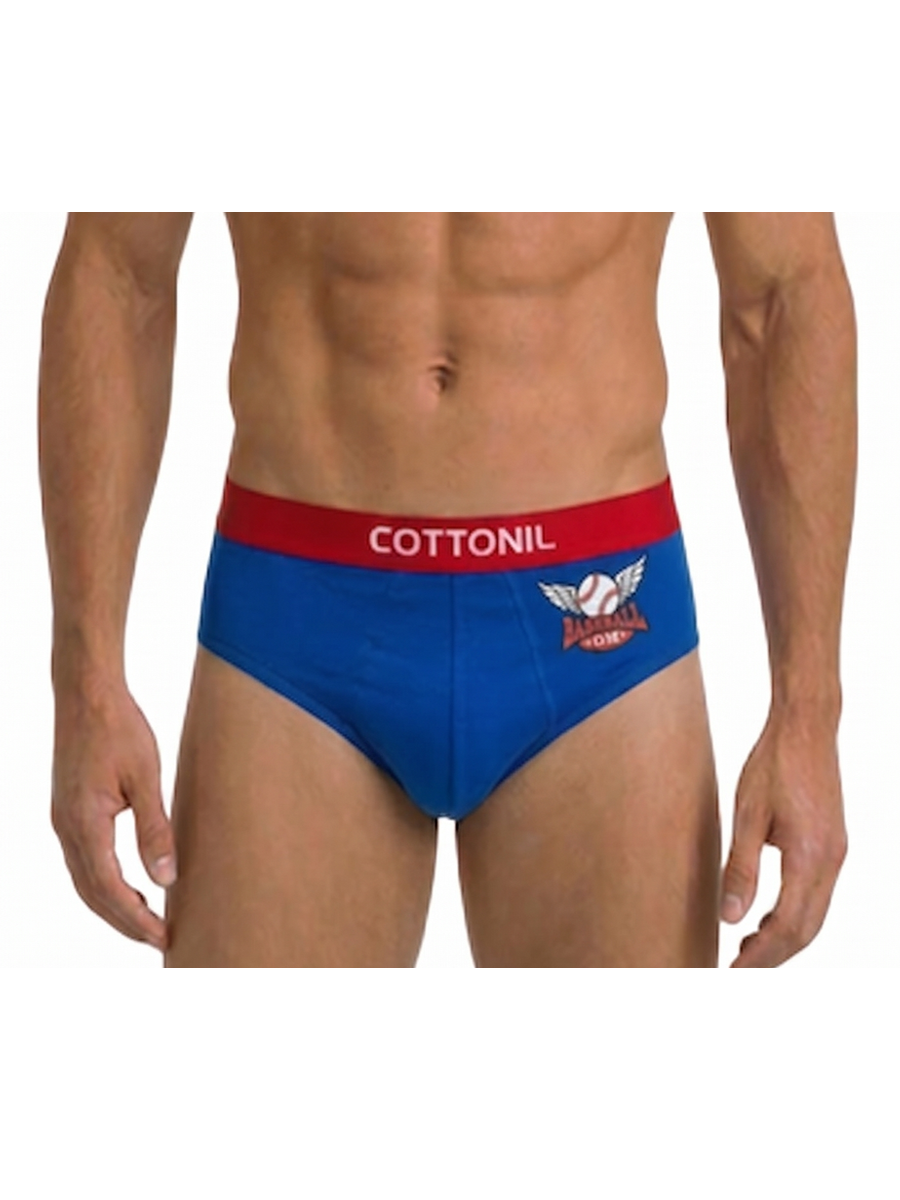 COTTONIL Men's Cotton Relax Briefs - Dark Colors
