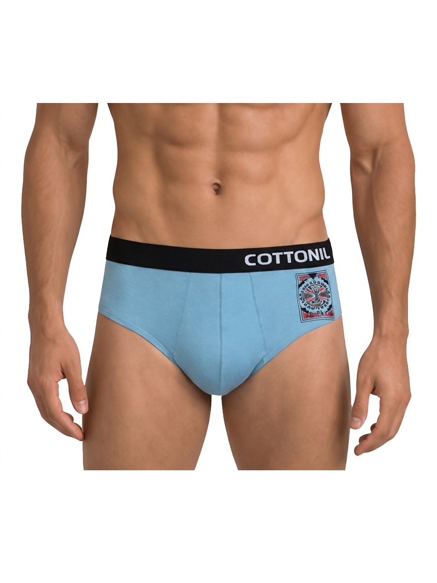 COTTONIL Men's Cotton Relax Briefs - Light Colors