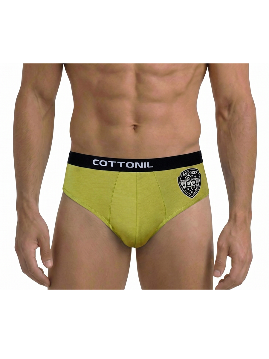 COTTONIL Men's Cotton Relax Briefs - Light Colors