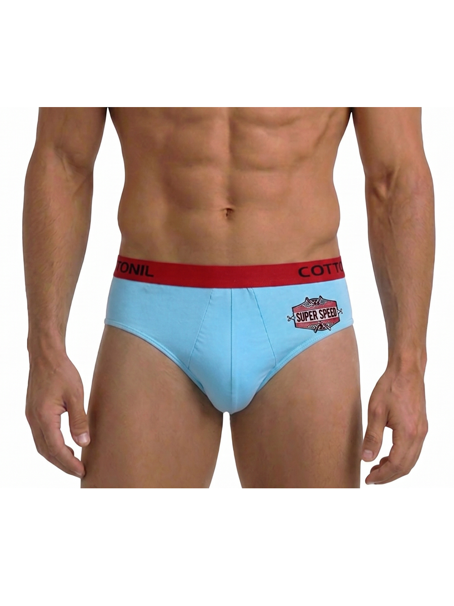 COTTONIL Men's Cotton Relax Briefs - Light Colors