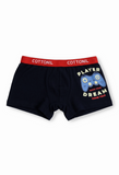 COTTONIL Babies Cotton Turbo Boxer Briefs - Black