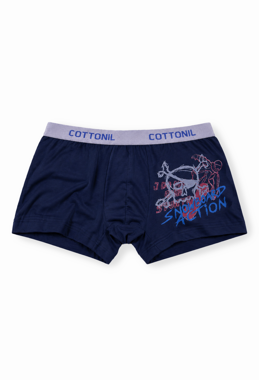 COTTONIL Babies Cotton Turbo Boxer Briefs - Navy