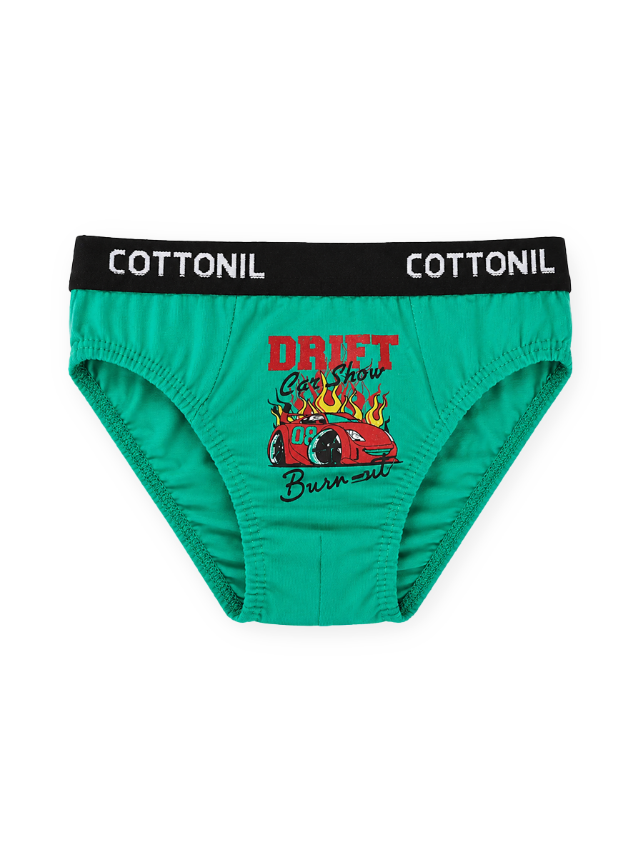 COTTONIL Babies Cotton Turbo Briefs - Green
