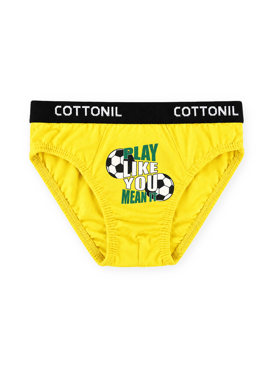 COTTONIL Babies Cotton Turbo Briefs - Yellow