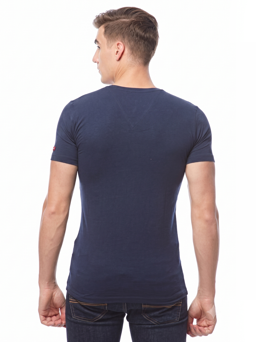 COTTONIL Men's Cotton Stretch U-Neck Short-Sleeve Undershirt - Black