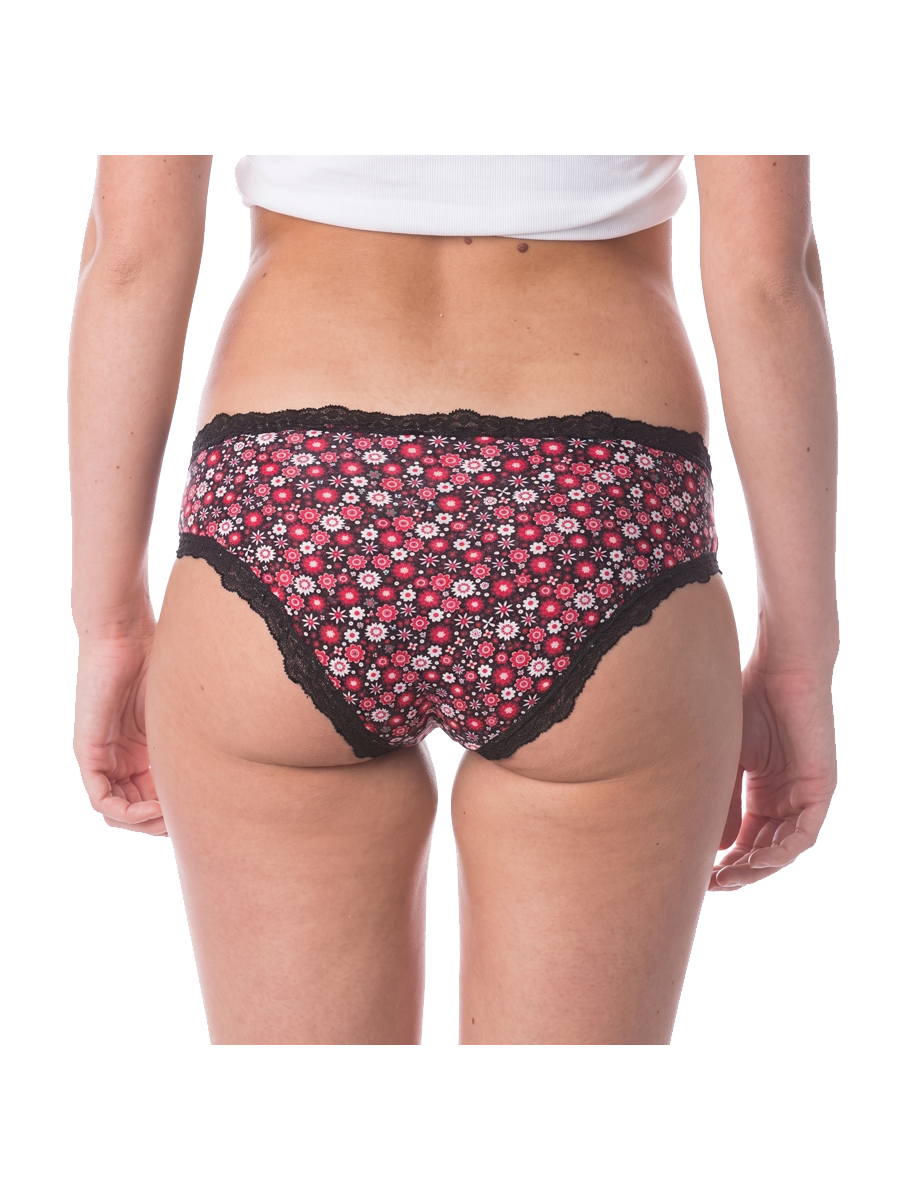 COTTONIL Women's Cotton Candy Love Lace Bikini Briefs - Assorted Colors
